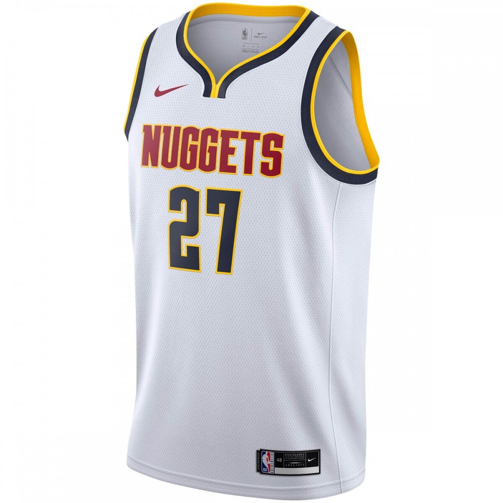 Jamal Murray Denver Nuggets 2020/21 Swingman Player Jersey - Association Edition - White-Pro Kit Vault | Brand New 26/27 Sports Jerseys